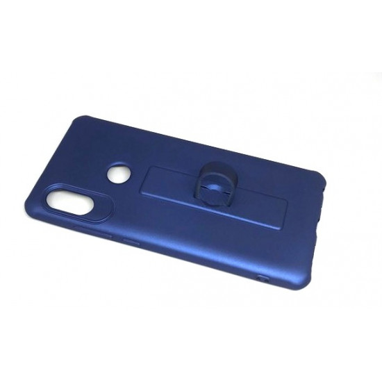 Capa Silicone Gel Com Anel De Dedo Motomo Xiaomi Redmi Note 5 Azul